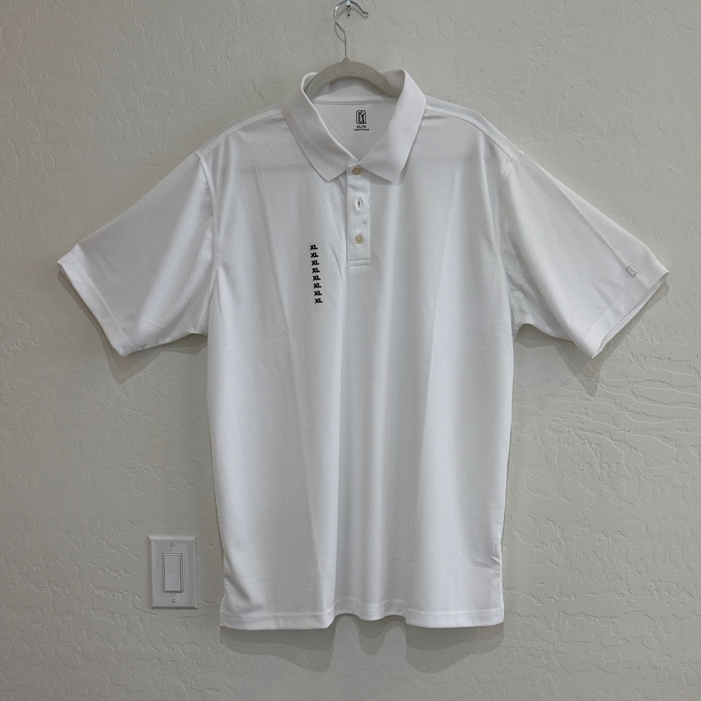 PGA Tour White Polo Shirt